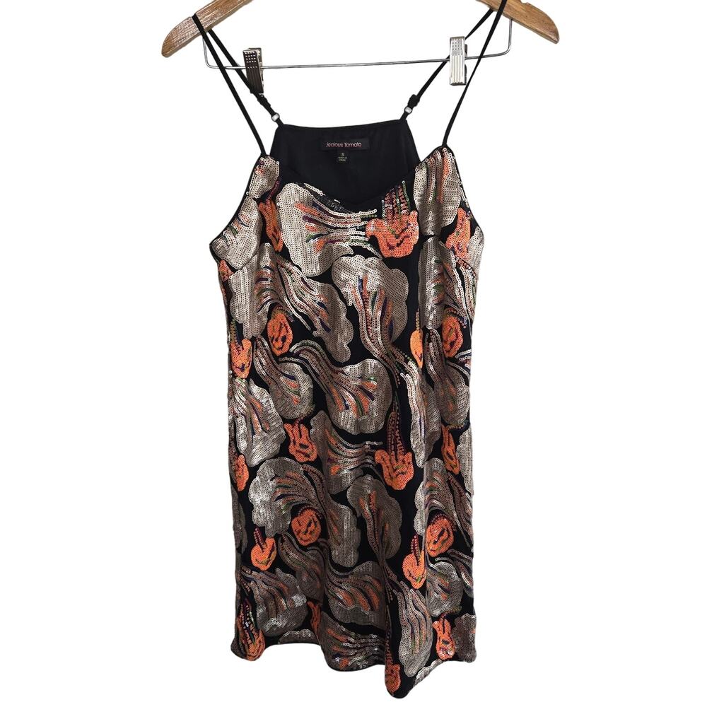 Size Small - Abstract Sequin Party Dress by Jealous Tomato